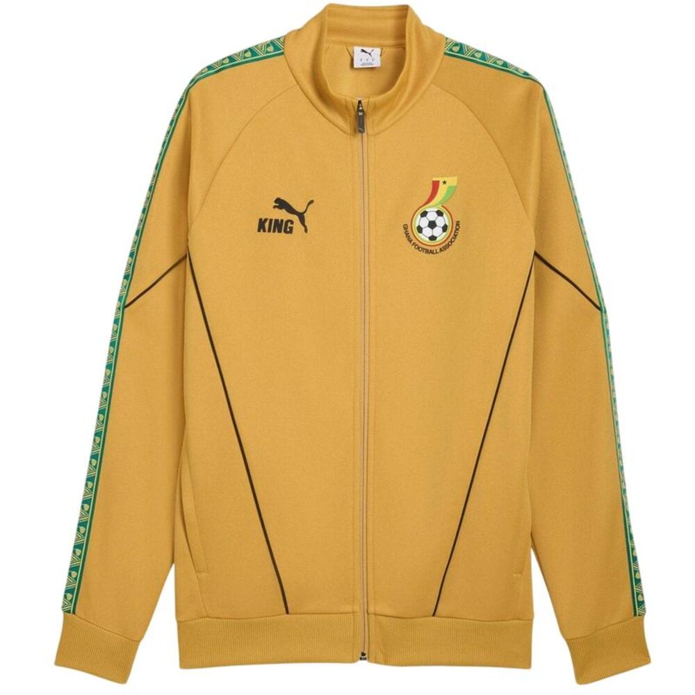 Puma Unisex Adult World Cup 2026 Ghana Tracksuit Top / Gold/Black